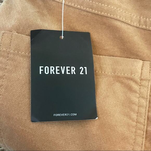 ❗️NEW❗️Forever 21 Brown Suede Ankle Jean Size XS - Picture 8 of 12